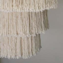 Serenityy Macrame Soft Chandelier - Natural, Hand-Woven 80Cm Boho Pendant - thumbnail 2
