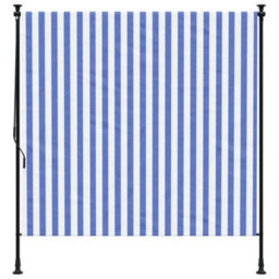 Walplus Outdoor Roller Blind Blue And White 200X270 Cm Fabric&steel - thumbnail 3