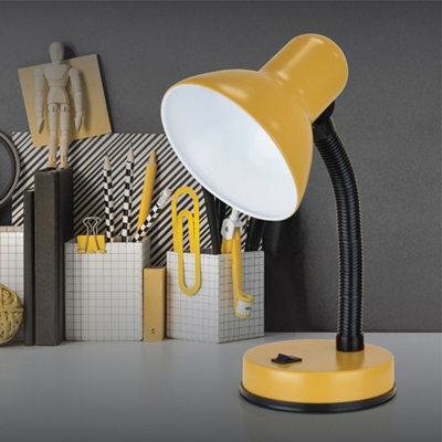 Homelife 35W 'classic' Flexi Desk Lamp - English Mustard - image 1
