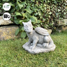 Stone Cast 'dozing Dragon' Small Outdoor Ornament - thumbnail 3