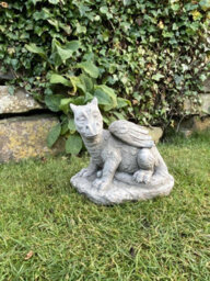 Stone Cast 'dozing Dragon' Small Outdoor Ornament - thumbnail 4
