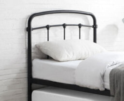 Save On Goods UK 3Ft Single Overnighter Guest Bed Retro Bed Frame,black,metal Industrial, Scaffold Style - thumbnail 5