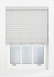 Furnished Made To Measure Faux Wood Venetian Blinds - Grey 50mm Slats Blinds For Windows And Doors (W)120Cm (L)210Cm - thumbnail 4
