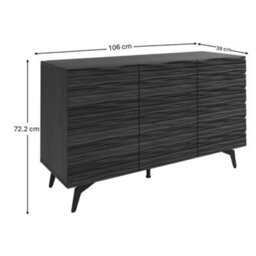 Gfw Bantham Large Sideboard Dark Walnut - thumbnail 6