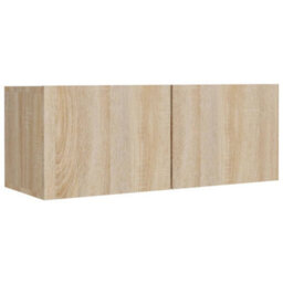 Berkfield 8 Piece Tv Cabinet Set Sonoma Oak Engineered Wood - thumbnail 5