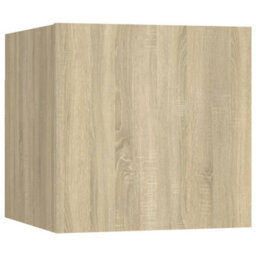 Berkfield 8 Piece Tv Cabinet Set Sonoma Oak Engineered Wood - thumbnail 7