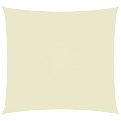 Berkfield Sunshade Sail Oxford Fabric Rectangular 2.5X3 M Cream - image 1