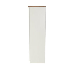 Albert 2 Door Wardrobe In Cream Ash & Oak (Ready Assembled) - thumbnail 2