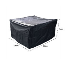Kct Outdoor Garden Square Furniture Cover Weatherproof Large With Drawstring - thumbnail 2