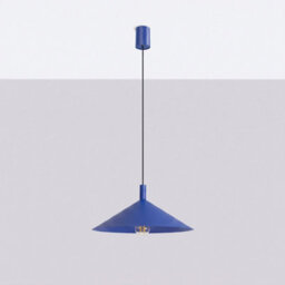 Sollux Lighting Nox Steel Ultramarine 1 Lights Modern Pendant Lamps - thumbnail 2