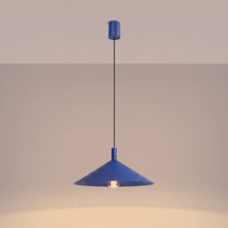 Sollux Lighting Nox Steel Ultramarine 1 Lights Modern Pendant Lamps - thumbnail 3
