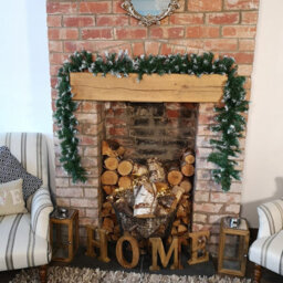 Samuel Alexander Premier 270Cm (9Ft) X 25Cm Snow Tipped Green Christmas Garland Decoration - thumbnail 4