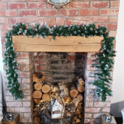 Samuel Alexander Premier 270Cm (9Ft) X 25Cm Snow Tipped Green Christmas Garland Decoration - thumbnail 7