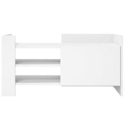 Berkfield Tv Cabinet White 80X35X40 Cm Engineered Wood - thumbnail 4