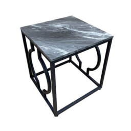 Vanity Living 55Cm End Table For Living Room Furniture, Modern Sofa Side Table, Metal Bedside Table - thumbnail 5