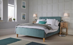 LPD Pierre Aqua Velvet King Size(5.0) Bed - Elegant Comfort With Classic Button Detailing - thumbnail 5