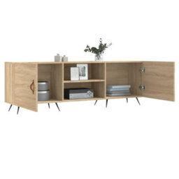 Berkfield Tv Cabinet Sonoma Oak 150X30X50 Cm Engineered Wood - thumbnail 4