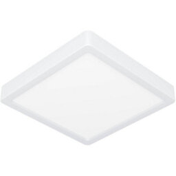 Loops Modern Square Led Ceiling Light - Stylish White Semi Flush Fixture For Indoor Spaces - thumbnail 1