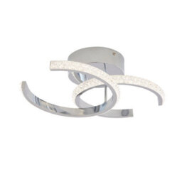 Pagazzi Lighting Pagazzi Veloria Chrome Led Flush Ceiling Light - thumbnail 1