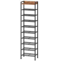 10-Tier Corner Shoe Rack Storage 42X26.5X170Cm - thumbnail 1