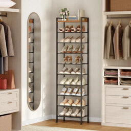 10-Tier Corner Shoe Rack Storage 42X26.5X170Cm - thumbnail 3