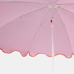 Ohs Scallop Edge Parasol Umbrella Garden Outdoor Canopy Sun Shade - thumbnail 5