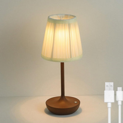 Amorly Table Lamp Wireless Led Rechargeable Light Touch Dimmable Usb Rechargeable Lightindoor Outdoor,brown - image 1