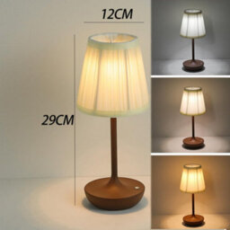 Amorly Table Lamp Wireless Led Rechargeable Light Touch Dimmable Usb Rechargeable Lightindoor Outdoor,brown - thumbnail 2