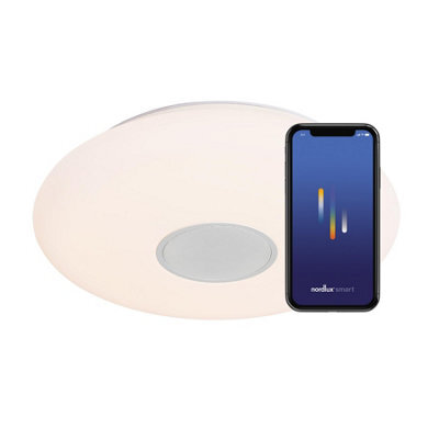 Nordlux Djay Plastic Ceiling Light Smart White,mains Led - image 1