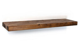 "Moderix Wooden Reclaimed Floating Shelf 9"" 220mm - Colour Medium Oak - Length 150Cm" - thumbnail 2