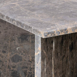 Furniture To Go Vega Square Coffee Table With Marron Marble Top 90Cm - thumbnail 7