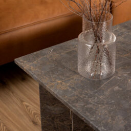 Furniture To Go Vega Square Coffee Table With Marron Marble Top 90Cm - thumbnail 5