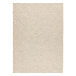 RugsX Wool Carpet Tahar 99001B Cream - Hand-Woven Loop, Rhombus, Boho  200X290 Cm - thumbnail 2