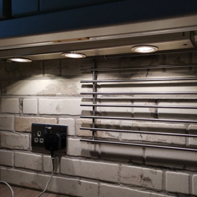 Eglo Kob Led Satin Nickel Under Cabinet Light, (L) 60Cm - image 1
