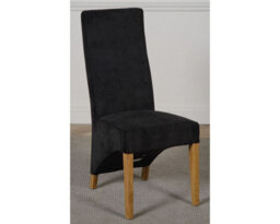 That's Furniture Richmond 90Cm - 150Cm Square Oak Extending Dining Table And 4 Chairs Dining Set With Lola Black Fabric Chairs - thumbnail 6