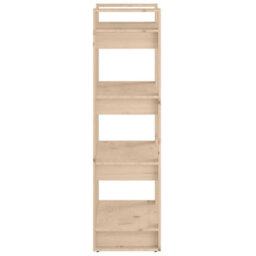 Berkfield Book Cabinet/room Divider 60X35X125 Cm Solid Wood - thumbnail 4
