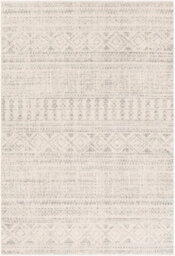 Livabliss Elaziz-Global Grey White Global Living Dining Bedroom Rug 200 X 275 Cm Easy Care, Non Shedding - thumbnail 1