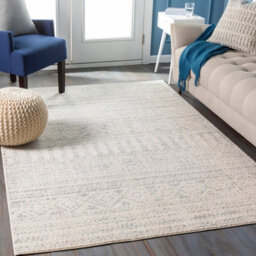 Livabliss Elaziz-Global Grey White Global Living Dining Bedroom Rug 200 X 275 Cm Easy Care, Non Shedding - thumbnail 2