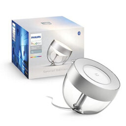 Philips Hue Iris White And Colour Ambiance Smart Table Light V 4 Silver With Bluetooth. Works Alexa, Google Assistant Apple