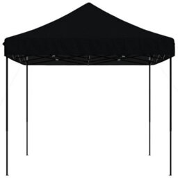 Walplus Foldable Party Tent Garden Gazebo Canopy Pop-Up Black 410X279X315 Cm - thumbnail 4