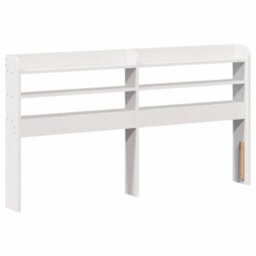 Walplus Bed Frame With Headboard Without Mattress White 140X200 Cm - thumbnail 8