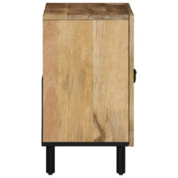 Berkfield Bathroom Sink Cabinet 62X33X58 Cm Solid Wood Mango - thumbnail 4
