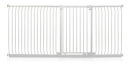 Bettacare Extra Tall Elite Dog Gate, 234Cm - 243Cm, Matt White, Extra Tall 96.8Cm In Height, Pressure Fit Pet Gate - thumbnail 1