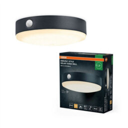 Osram Endura Style Solar Tossa Led Wall Light Sensor 6W Warm Light Ip44 Aluminum - thumbnail 2