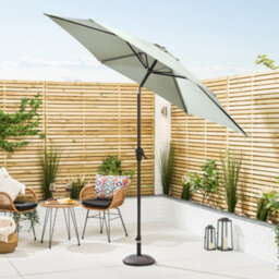 Christow 2.7M Crank And Tilt Parasol With Uv Protection - thumbnail 2