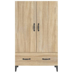 Berkfield Highboard Sonoma Oak 70X31X115 Cm Engineered Wood - thumbnail 5