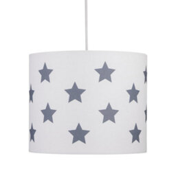 First Choice Lighting White Grey Stars 25Cm Light Shade - thumbnail 1