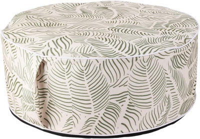 idooka Inflatable Green Fern Outdoor Garden Pouffe - image 1