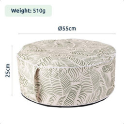 idooka Inflatable Green Fern Outdoor Garden Pouffe - thumbnail 5