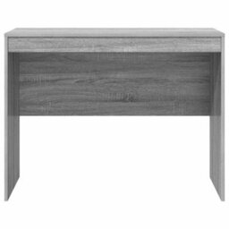 Berkfield Writing Desk Grey Sonoma Mdf, Veneer 100 X 50 X 76 Cm Durable - thumbnail 4